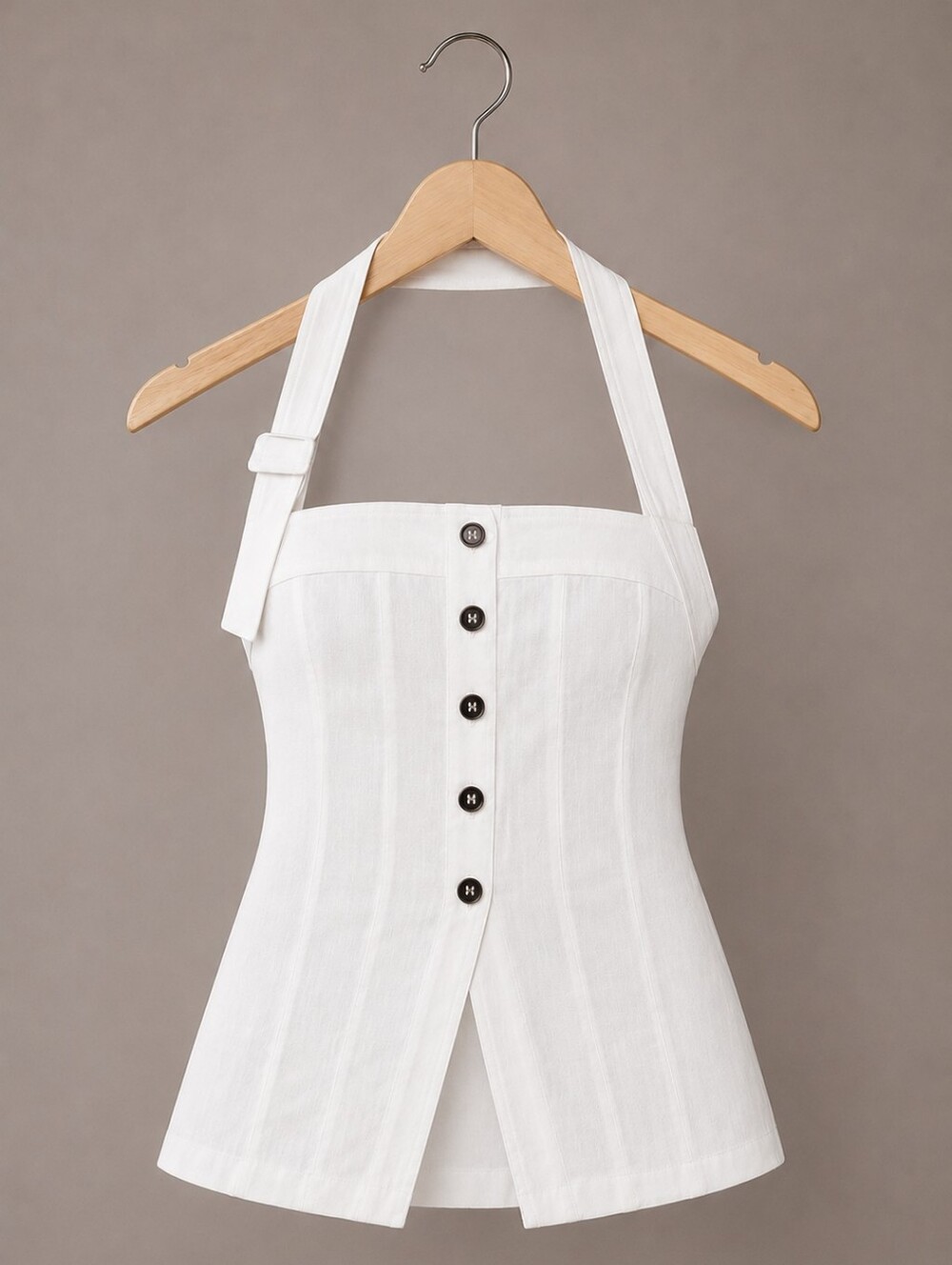 Anthropologie Dolan Left Coast Square-Neck Knit Vest Top White XL